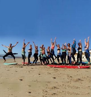 Group Surf Lessons Praia Grande